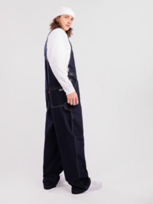 Overall blue store jeans